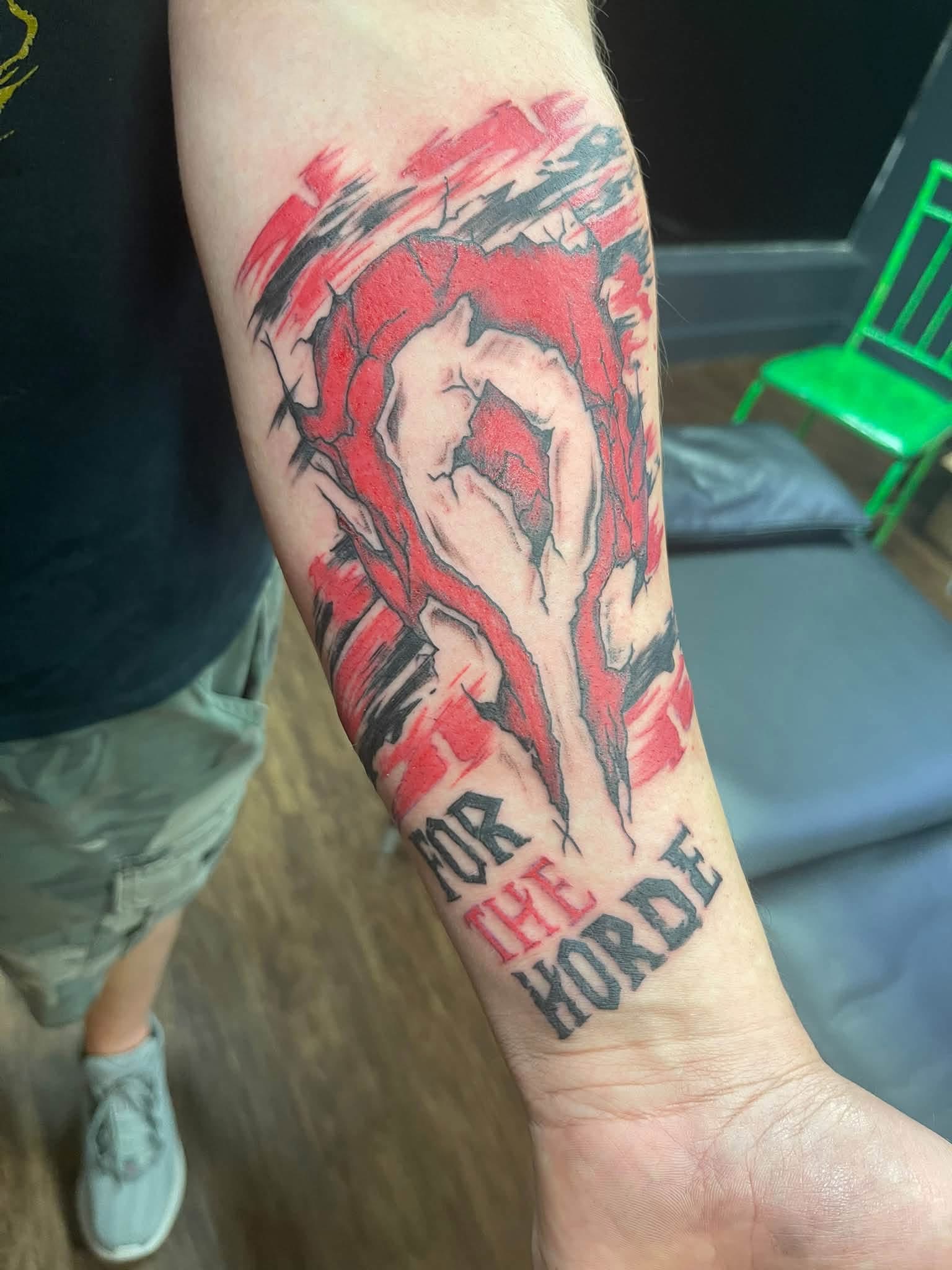 For the Horde tattoo